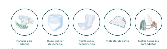 Toallas abosorbentes para incontinencia urinaria